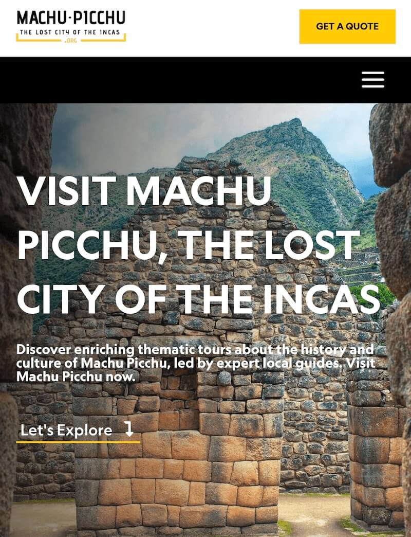 Machu Picchu MP Web