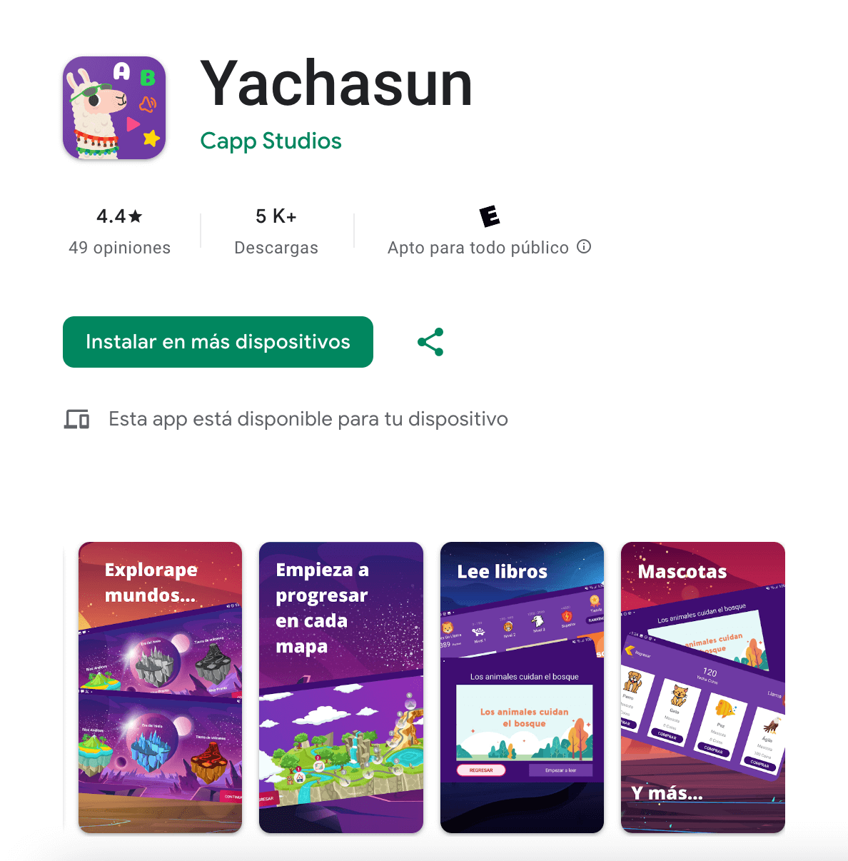 Yachasun App #1 en Libros